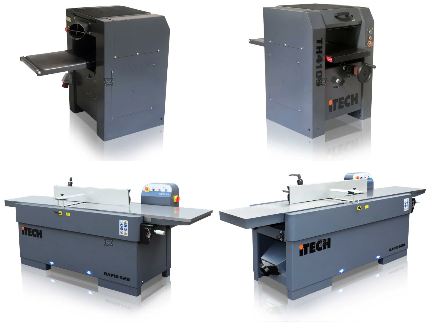 iTECH RAPID 520 planers and TH410S thicknesser in the Thomas Matthew Timber workshop